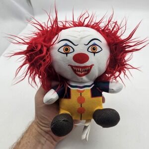 Toy Factory IT Pennywise Clown Plush Stuffed Toy 5" Red Hair Horror Cute